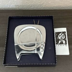 Luna Vintage Recycled Metal TV Coasters